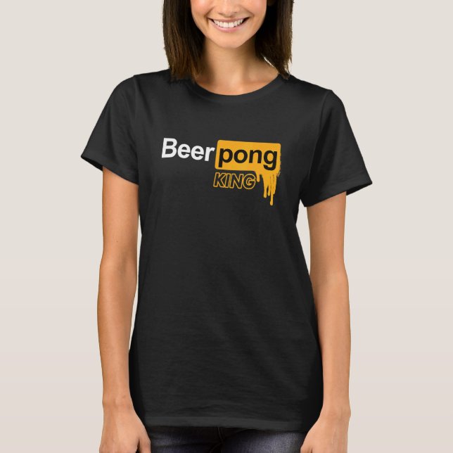 Beer Pong Drink Game Beer Pong T-Shirt (Vorderseite)
