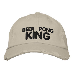 Beer Pong King Bestickte Kappe