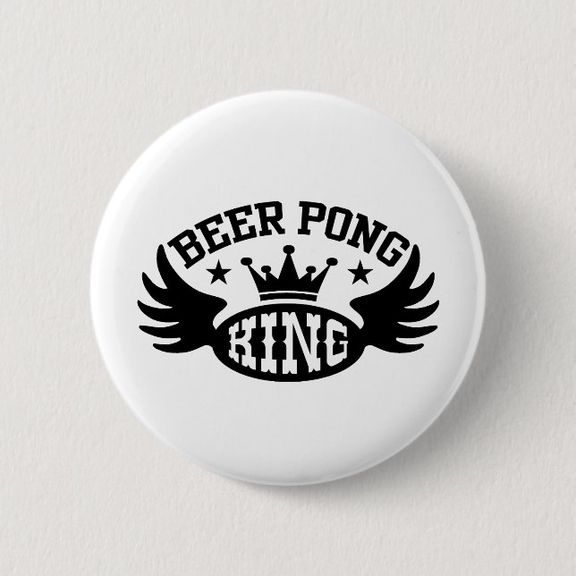 Beer Pong King Button (Vorderseite)