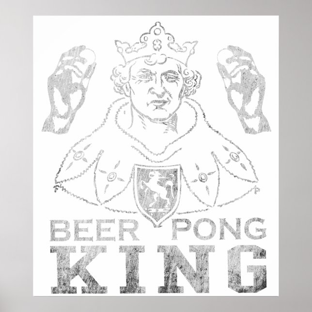 Beer Pong King Poster (Vorne)
