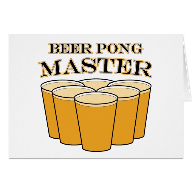 Beer Pong Master (Vorderseite (Horizontal))