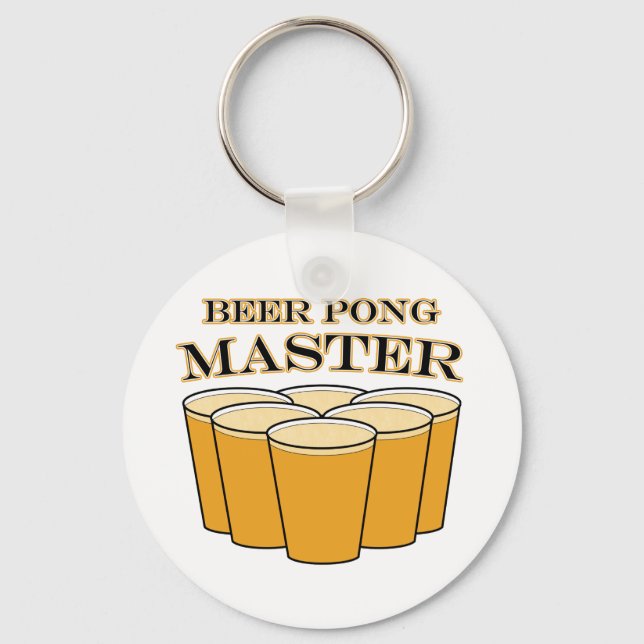 Beer Pong Master Schlüsselanhänger (Vorderseite)