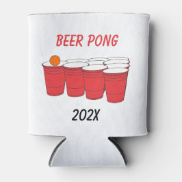 Beer Pong Red Solo Cup Olympia können kühler Dosenkühler