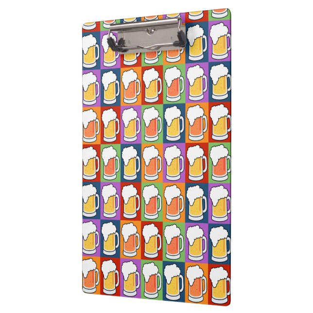 BEER Pop Art Custom Zwischenablage Klemmbrett (Links)