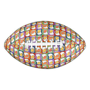 BEER Pop Art Football
