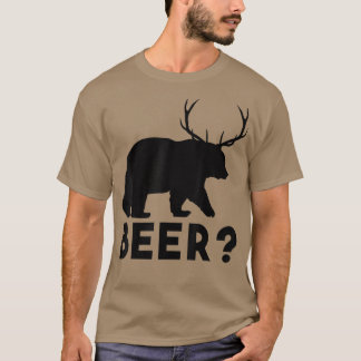 Beer Question Mark Shirt Bear Dear T-Shirt