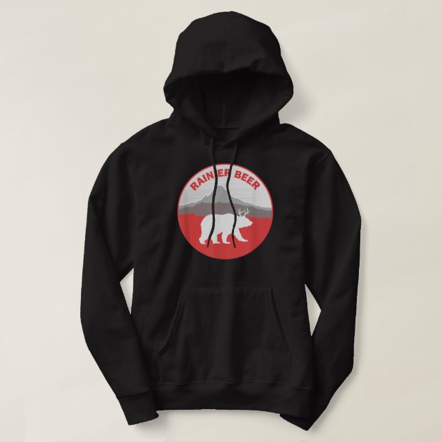 Beer Rainier apparel  Hoodie (Design vorne)