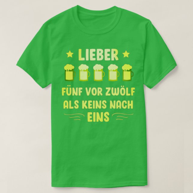 Beer saying funny drinking gift drinking Classic T T-Shirt (Design vorne)