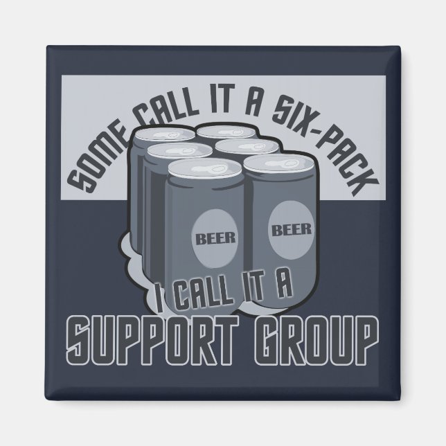 Beer Six Pack Custom-Magnet Magnet (Vorne)