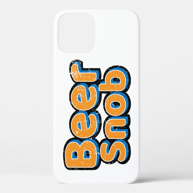 Beer Snob Vintag iPhone Case (Rückseite)