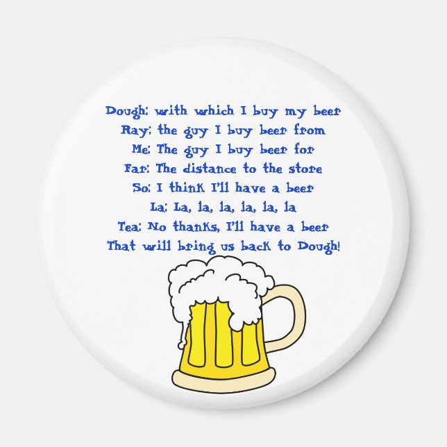 Beer Song Magnet (Vorne)