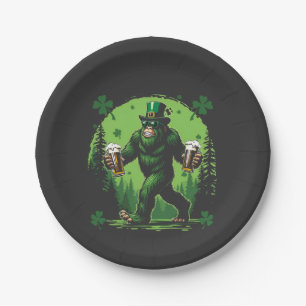 Beer St. Patrick's Day Big Food Sasquashe Funny Pappteller