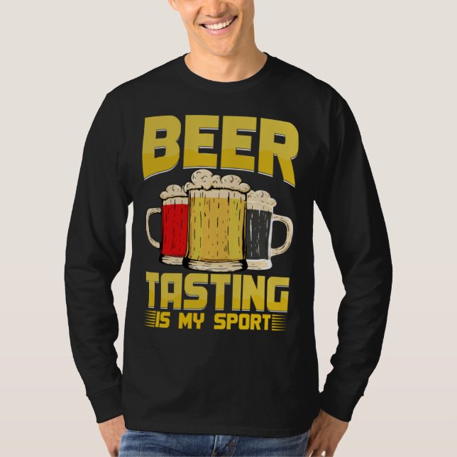 Beer Taster Beergetarioan  Enthusiast Crafter Pub T-Shirt (Vorderseite)