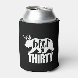 Beer Thirty Can Cooler/Koozie   Blockbuchstabe Dosenkühler