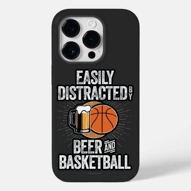 Beer und Basketballkastenmatte lassen sich leicht  Case-Mate iPhone Hülle (Rückseite)