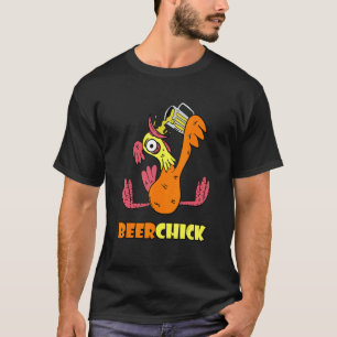 Beerchick Chicken Alcohol Banca del Gottardo T-Shirt