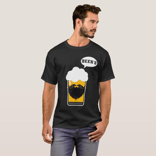 Beer'd lustiger T - Shirt (Vorne ganz)