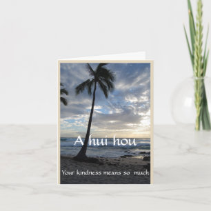 Beerdigung A Hui Hou danke Ihnen von der Familie