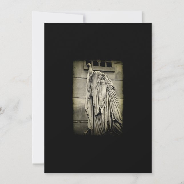 Beerdigung Art Announcement Memorial Service Ankündigung (Vorderseite)