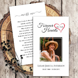 Beerdigung Beileid Foto Gedenkkarte Visitenkarte