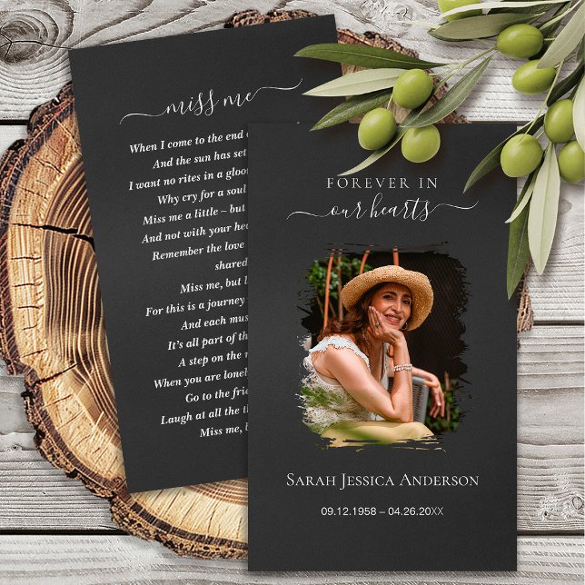 Beerdigung Beileid Foto Gedenkkarte Visitenkarte (Von Creator hochgeladen)