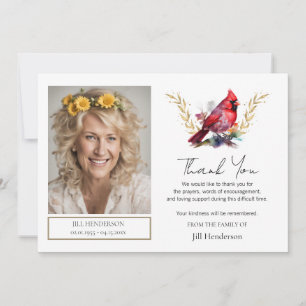 Beerdigung Danke Foto Kardinal Einladung