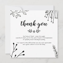 Beerdigung Danke Karte