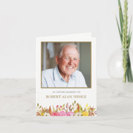 Beerdigung Dankeschön Karten | Elegant Florals