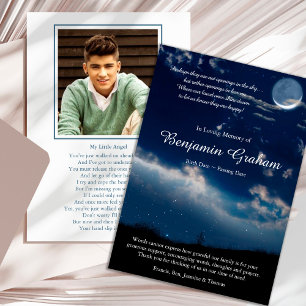 Beerdigung Dankeschön Karten Himmlische Sterne