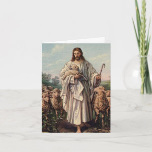 Beerdigung Dankeschön Karten Jesus Good Shepherd