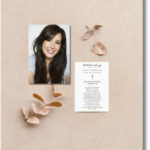 Beerdigung der Beerdigungskarte für das Foto des L Karte