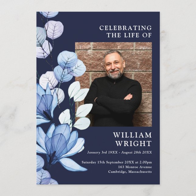 Beerdigung des Dienstes zur Beerdigung der Blaubla Programm (Vorderseite)