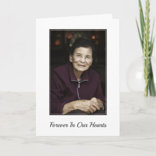 Beerdigung des Fotos Beileid Bereavement Gedenkstä Dankeskarte