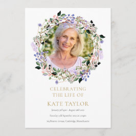 Beerdigung des Fotos von Lavendel Programm