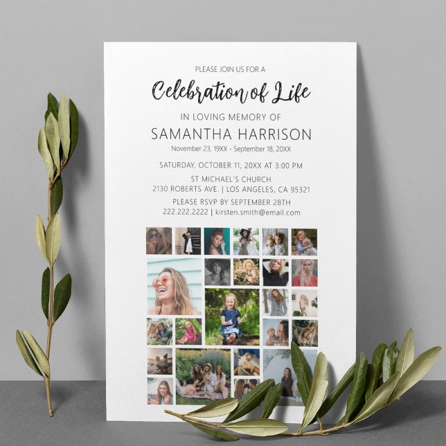 Beerdigung des Lebens auf dem Platz Einladung (Von Creator hochgeladen)