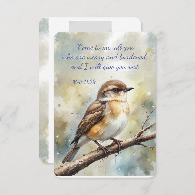 Beerdigung des Lebens Dankeschön an die Schrift Dankeskarte (Vorne/Hinten)