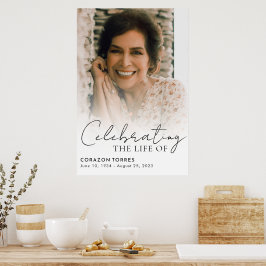 Beerdigung des Lebens des Fotos Poster