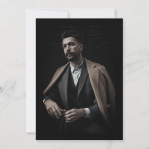 Beerdigung des Lebens durch das Schwarze Foto Einladung