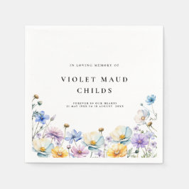 Beerdigung des Lebens Serviette