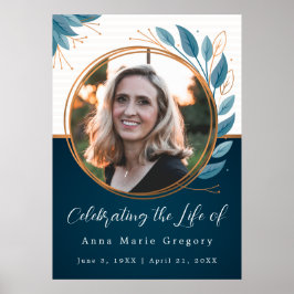 Beerdigung des Life Foto Bronze-Gedenkfeier Poster