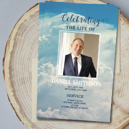 Beerdigung des Programms zur Beerdigung der Lebens Flyer