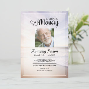 Beerdigung des Schiffes Einladung