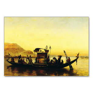 Beerdigung einer Mumie am Nil von Frederick Arthur Tischnummer