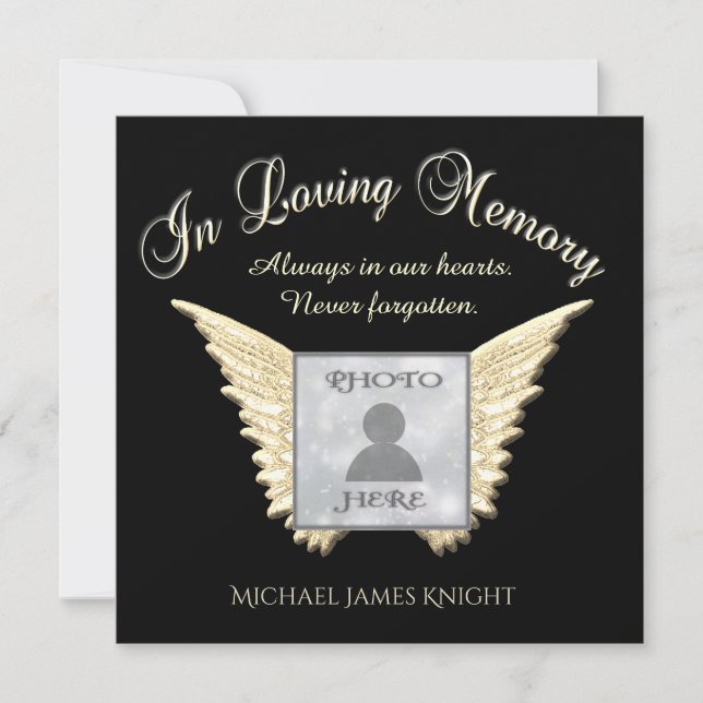 Beerdigung/Feier über das Leben Einladung (Vorderseite)