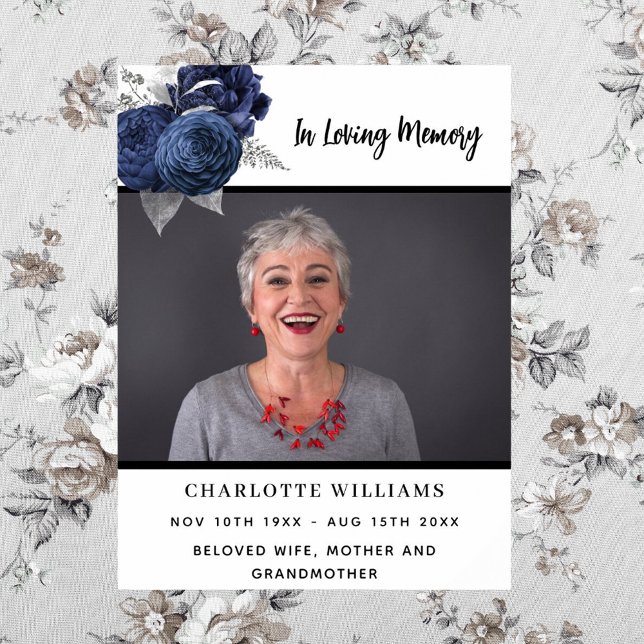 Beerdigung Foto Floraliner Empfang Poster (Von Creator hochgeladen)