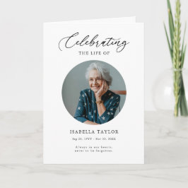 Beerdigung Foto Gedächtnisordnung des Dienstprogra Karte