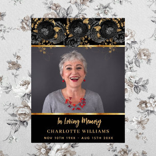 Beerdigung Foto-Gedenkveranstaltung Poster