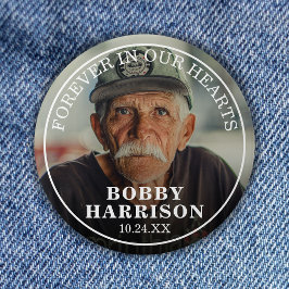 Beerdigung für immer in unseren Herzen | FOTO Button