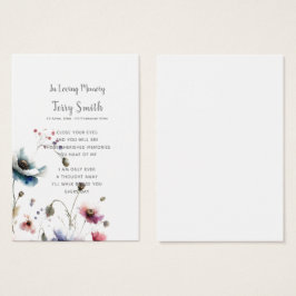 Beerdigung / Gedenkkarte