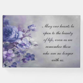 Beerdigung Guestbook Gedenkstätte Blumenzettel Gästebuch